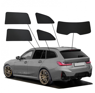 Juego de cortinillas Sunclip apto para BMW Serie 3 G21 Touring 2019-