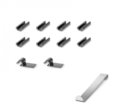 Juego de cortinillas Sunclip adecuado para Volkswagen Polo VI (AW) 5 puertas 2017-2021 y FL 2021-