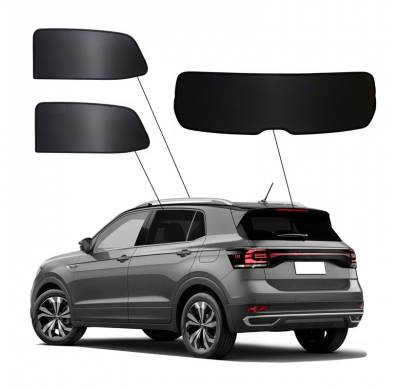 Juego de cortinillas Sunclip apto para Volkswagen T-Cross 2019-