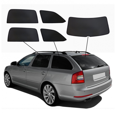 Juego de cortinillas Sunclip apto para Skoda Octavia II (1Z5) Combi 2004-2013