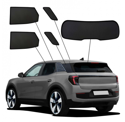 Juego de cortinillas Sunclip valido para Ford Explorer EV (CX740) 2024-