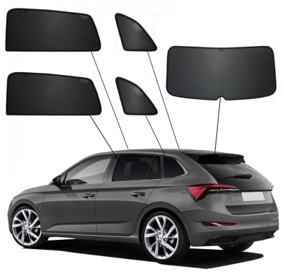 Juego de cortinillas Sunclip apto para Skoda Scala (NW) 2019-