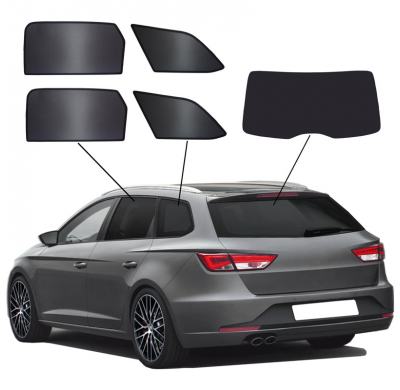 Juego de cortinillas Sunclip apto para Seat Leon (5F) ST 2013-2020