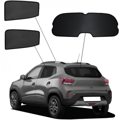 Juego de cortinillas Sunclip valido para Dacia Spring EV 2021-2024