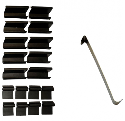 Juego de cortinillas Sunclip apto para Renault Kangoo III MPV 2021- y Mercedes Citan Tourer/T-Class/EQT 2021- y Nissan Townstar