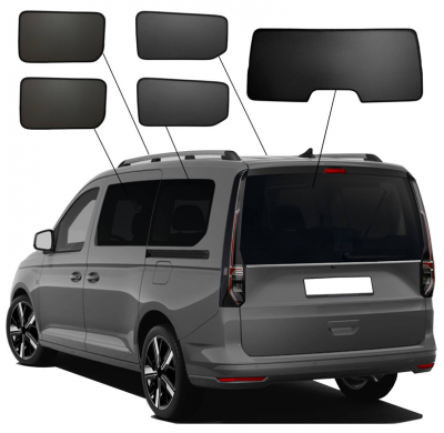 Juego de cortinillas Sunclip apto para Volkswagen Caddy Maxi Van 2022- y Ford Grand Tourneo Connect 2022-