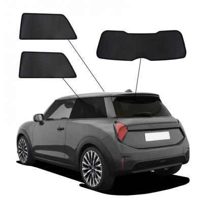 Juego de cortinillas Sunclip adecuado para Mini F66 Cooper E/SE/JCW 3 puertas 2024-