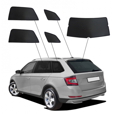 Juego de cortinillas Sunclip aptas para Skoda Fabia III (NJ5) Kombi 2014-2022