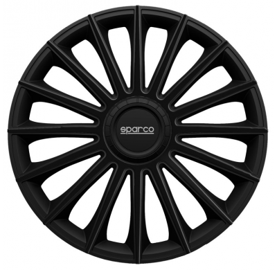 Juego De Tapacubos Sparco Wheels Torino 15-Pulgadas Negro Sparco Wheels