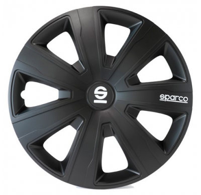 Juego De Tapacubos Sparco Palermo 14 Pulgadas Negro
