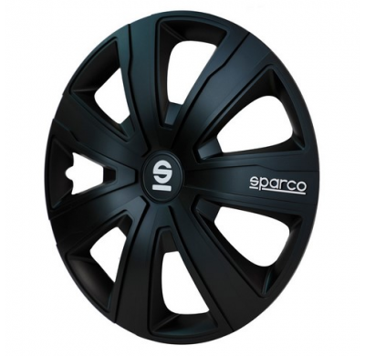 Juego De Tapacubos Sparco Palermo 14 Pulgadas Negro