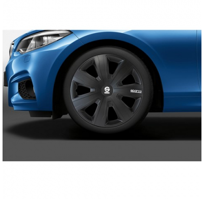 Juego De Tapacubos Sparco Palermo 14 Pulgadas Negro