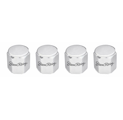 Simoni Racing Tapones Valvula Arcade - Aluluminium White Simoni Racing