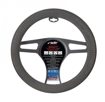 Simoni Racing Funda De Volante Beehive Soft Sil - 35-40cm - Negro