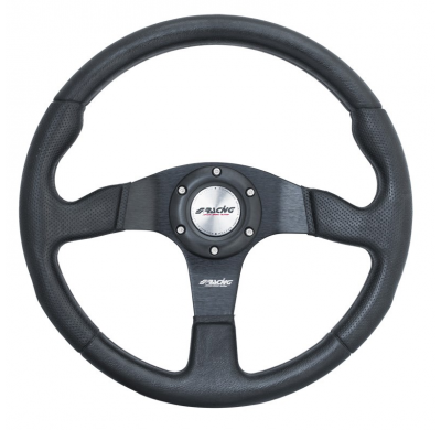 Simoni Racing Cubrevolante Match 350mm - Negro Pu
