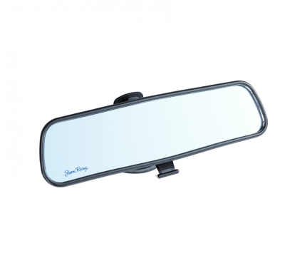 Simoni Racing Espejo Interior Universal 8'' - Negro - Incl. Suction Cup