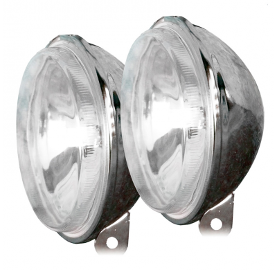 Simoni Racing Lamparas Universales 115mm - H3 - Cromado  - 2 Unidades