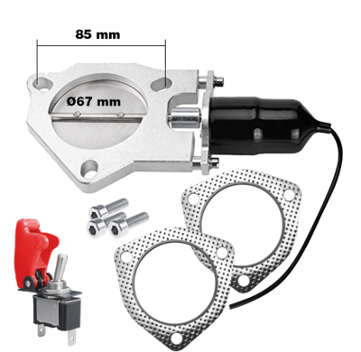 Sistema De Válvulas De Escape Universal Simoni Racing Con Interruptor