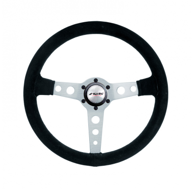 Volante Simoni Racing Ken 350mm - Gamuza Negra