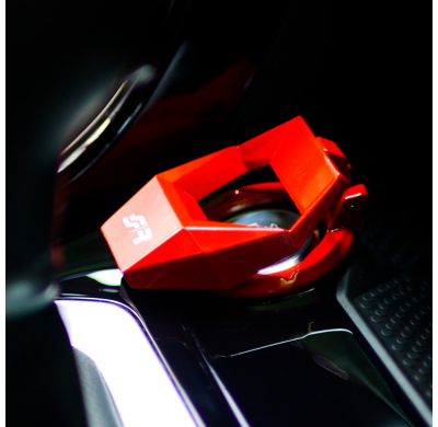 Cubierta del botón de arranque de Simoni Racing - Rojo - Ø30 mm