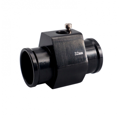 Accesorio para sensor de temperatura del agua Simoni Racing - Aluminio anodizado negro - Ø32 mm