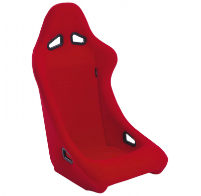 Asiento Deportivo Autostyle 'Zandvoort' - Rojo - Respaldo No Reclinable - Incl. Guías Universales
