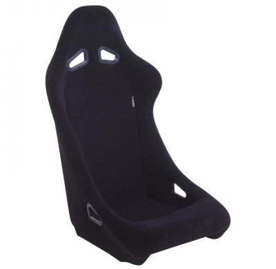 Asiento Deportivo Autostyle 'Zandvoort' - Negro - Respaldo No Reclinable - Incl. Guías Universales