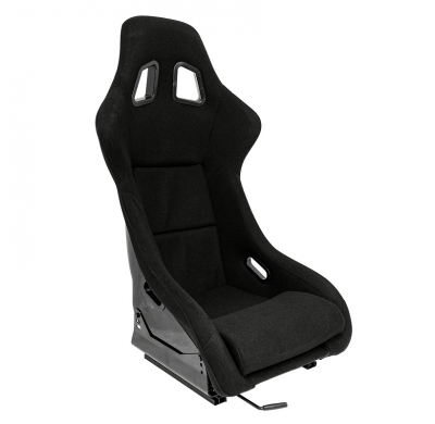 Asiento Deportivo 'Mo' - Negro - Respaldo De Fibra De Vidrio No Reclinable