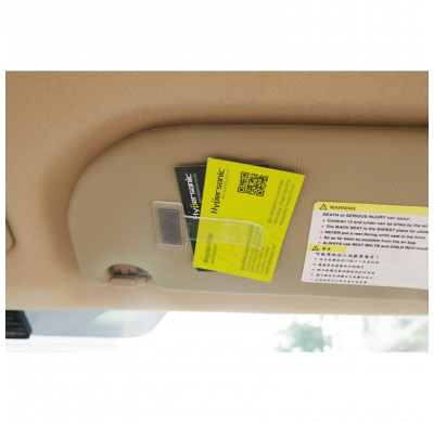 Clip Universal Para Billetes/Tarjeta Bancaria/Porta Tarjetas De Aparcamiento 75x40x2mm - Autoadhesivo - Juego De 2 Piezas