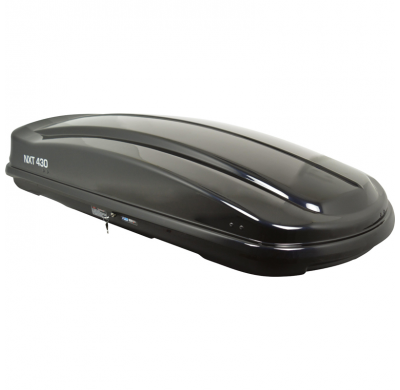 Twinnyload Baul De Techo Nxt 430 Liter Glossy-Black 190x78x38cm (Dual Side)