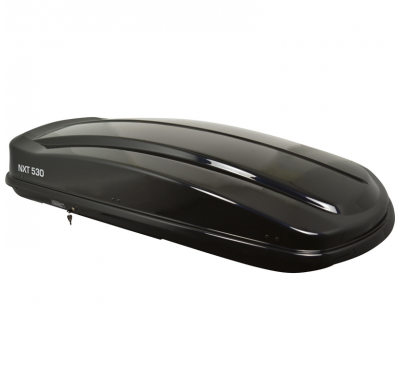 Twinnyload Baul De Techo Nxt 530 Liter Glossy-Black 201x90x40cm (Dual Side)