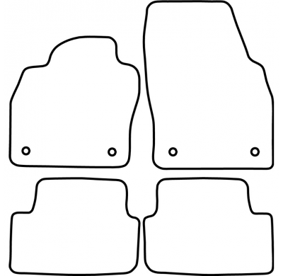 Juego De Alfombrillas  Audi A1 (Gb) 2018-