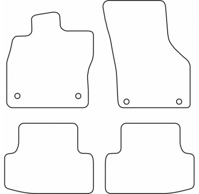 Juego De Alfombrillas Para Audi A3 (8y) Sedan/Sportback 2020- Excl. Etfsi/Mhev