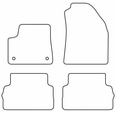 Juego de alfombrillas para Citroën e-C3 2024-