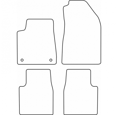 Alfombrillas AutoStyle Set compatibles con Citroën C3 Aircross 2024-