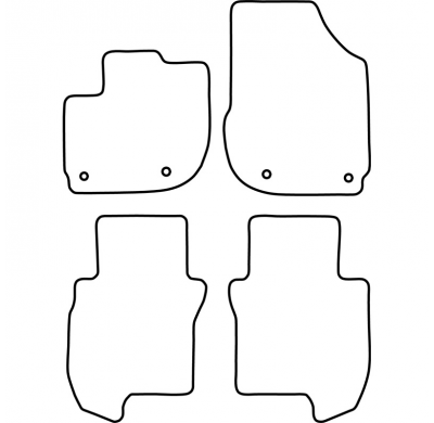 Juego Alfombrillas Moqueta Para Honda Jazz V 2020-