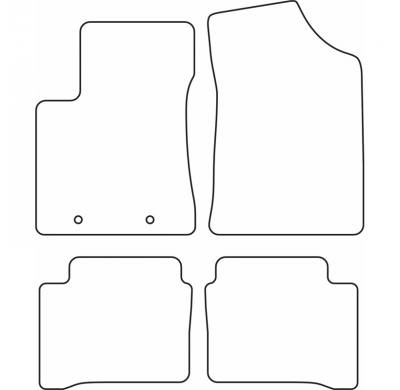Juego Alfombrillas Moqueta Para Hyundai I10 2020-