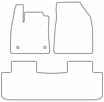 Alfombrillas de terciopelo AutoStyle Set aptas para MG S5 EV 2025-