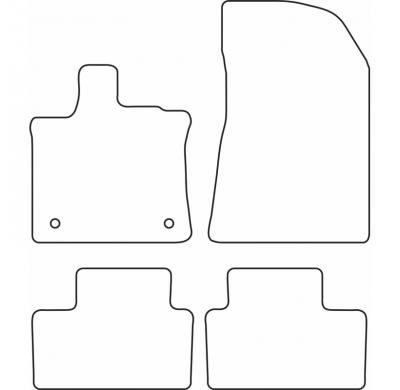 Juego De Alfombrillas Moqueta Validas Para Renault Captur Ii 2020-