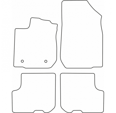 Juego De Alfombrillas Para Dacia Logan Ii 2012-2020