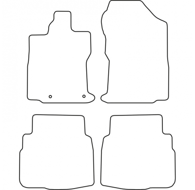Juego de alfombrillas para Subaru Outback (BT) 2020- AUTOSTYLE