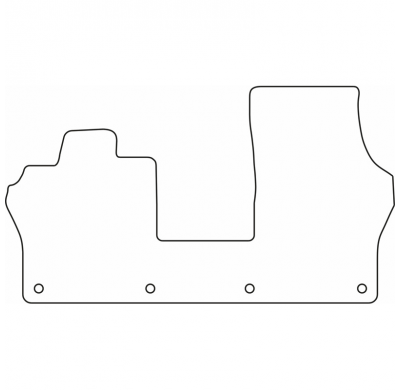 Juego de alfombrillas moqueta Volkswagen ID.Buzz Cargo 2022- AUTOSTYLE