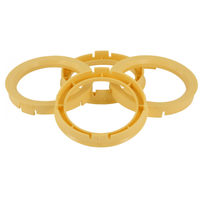 Juego Arillos Centradores 63.3->54.1mm Yellow