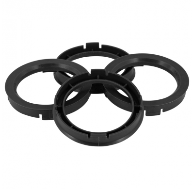 Juego Arillos Centradores 74.1->71.6mm Black