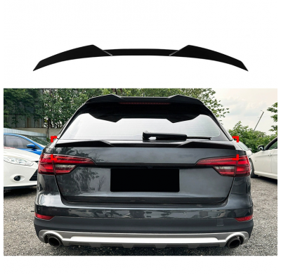 Alerón trasero inferior AutoStyle compatible con Audi A4 (B9) Avant Facelift 2019-2024 (ABS negro brillante)