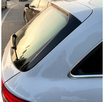 Añadidos laterales traseros para Audi A4 (B8) Avant/Allroad 2008-2015 (excepto S-Line) (ABS negro brillante).