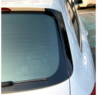 Añadidos laterales traseros para Audi A4 (B8) Avant/Allroad 2008-2015 (excepto S-Line) (ABS negro brillante).