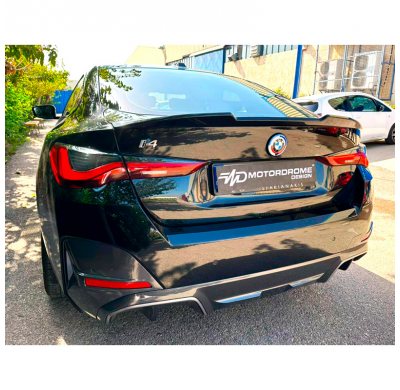 Labio de alerón de maletero adecuado para BMW i4 G26 Sedan 2021- (PU)