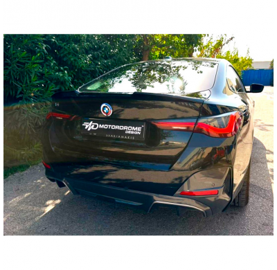 Labio de alerón de maletero adecuado para BMW i4 G26 Sedan 2021- (PU)