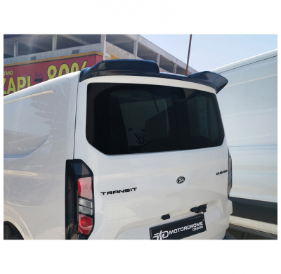 Alerón de techo Motordrome V.3 compatible con Ford Transit Custom (V710) 2023- y Volkswagen Transporter T7 2024- (con portón tra